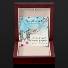 Sister - Interlocking Hearts Necklace